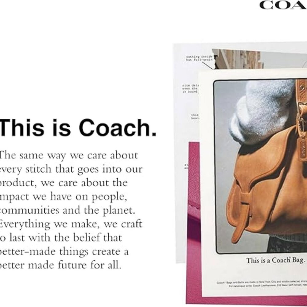 COACH womens Brooklyn Shoulder Bag 23 - Picture 6 of 6